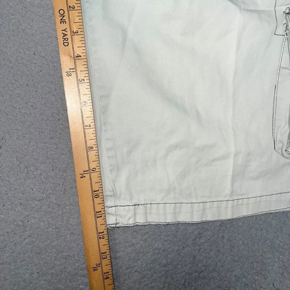 VTG Yacht Master Shorts Men's Sz 46 (34x12) Beige Cargo Pockets Utility Gorp Y2k